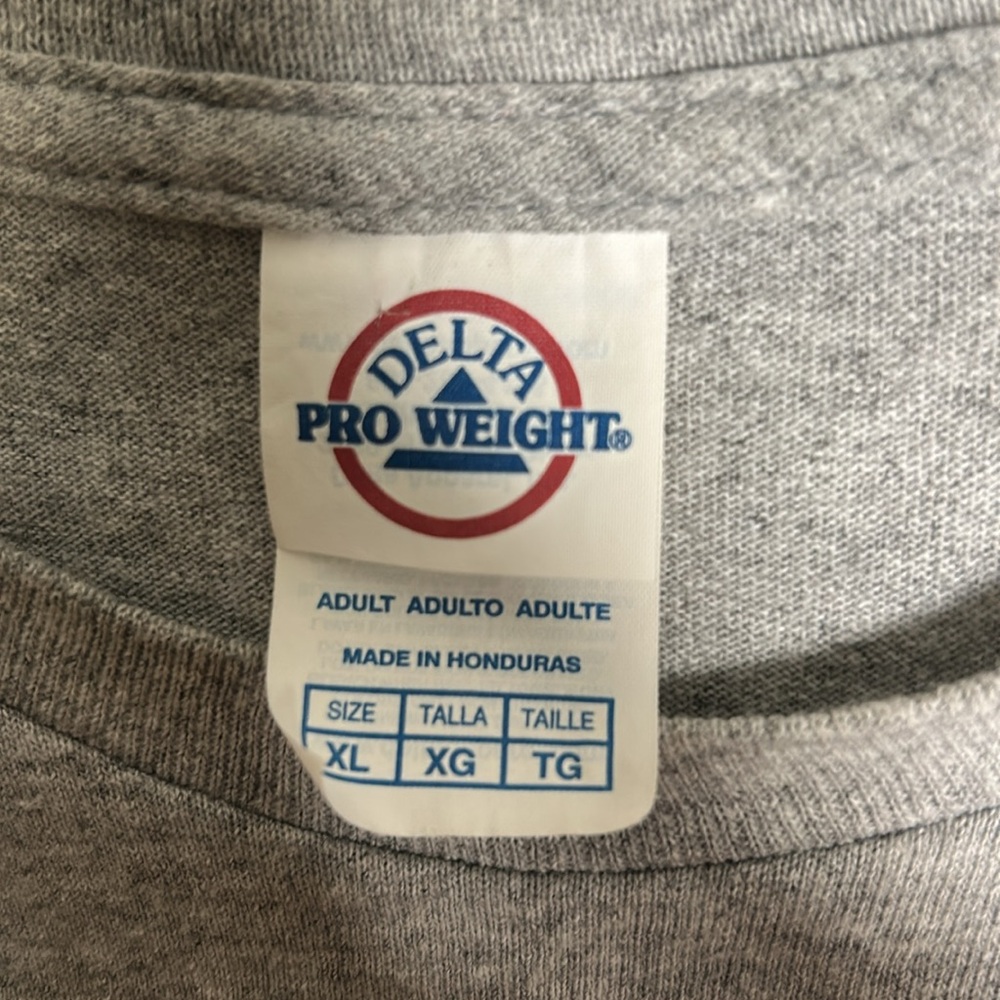 Y2K Ohio State Buckeyes NCAA Hockey Gray Delta T-Shirt Size XL. - Picture 4 of 10